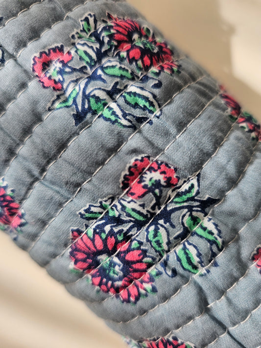 Neceser Jaipur - Flores gris